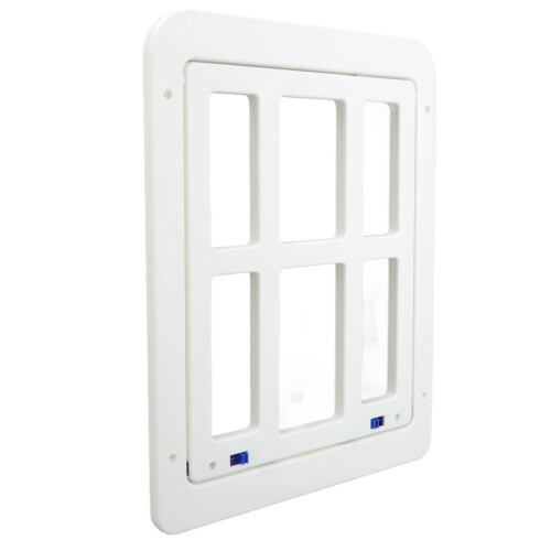 Dog Door Thicken ABS Mosquito Repelling Double 1