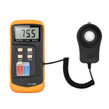 Light Intensity Tester Digital Illuminance Light Meter 200-200000 Lux LCD Photometer with Peak Measurement for Plant Growth and Photography