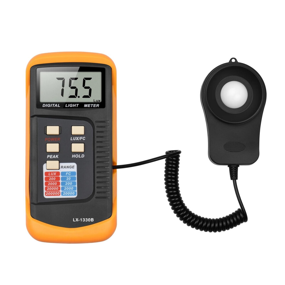 Intensity Tester Digital Illuminance Meter 200-200000 Lux Lcd Photometer With Peak Measurement For Plant Growth And Photography Light 6276012479255