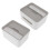 Funda rectangular para caja de pañuelos de ABS, 10.6 oz 5