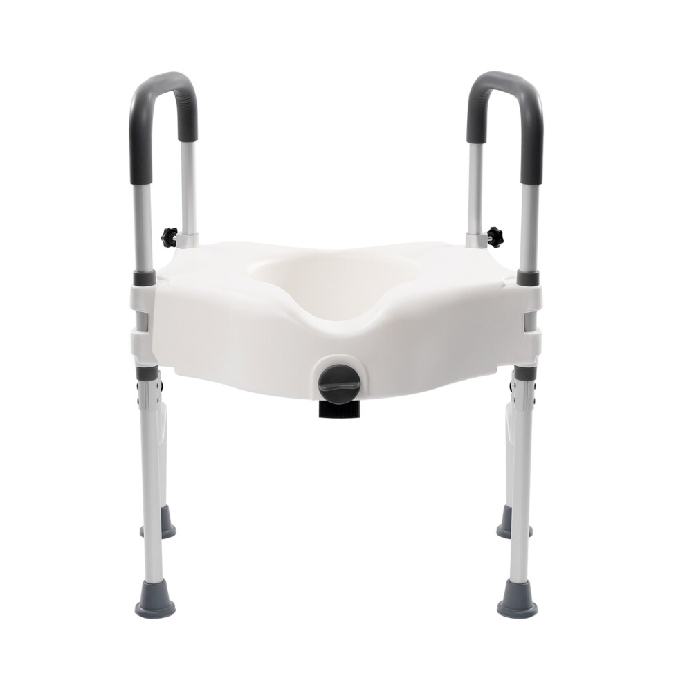 Toilet Seat Raiser & Safety Frames for Elder W/ Armrests,150kg
