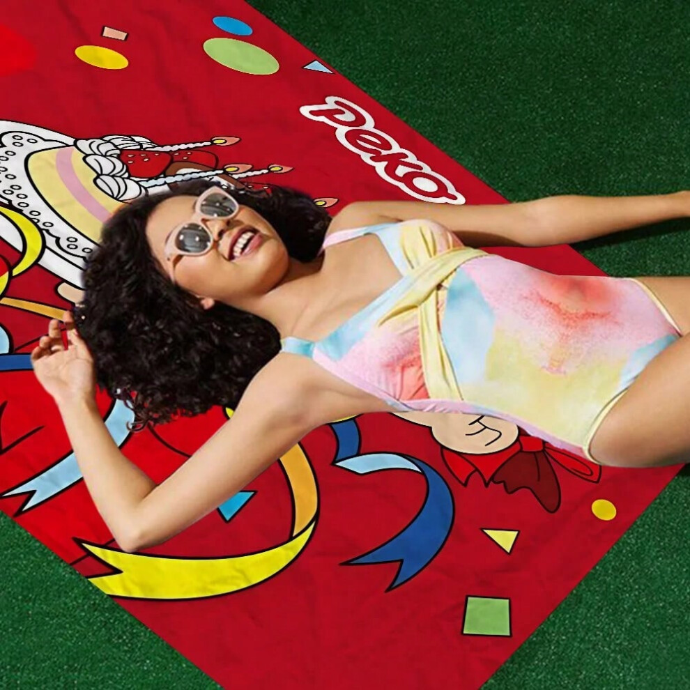 (z11, Cotton 76x182cm) Fujiya Milky Peko Chan Beach Towel Colorful Bath Towels For Girl Microfiber Quick Dry Custom Sand Free Beach Yoga Spa Gym Pool-image-OPC-PJNDHJC-NEW