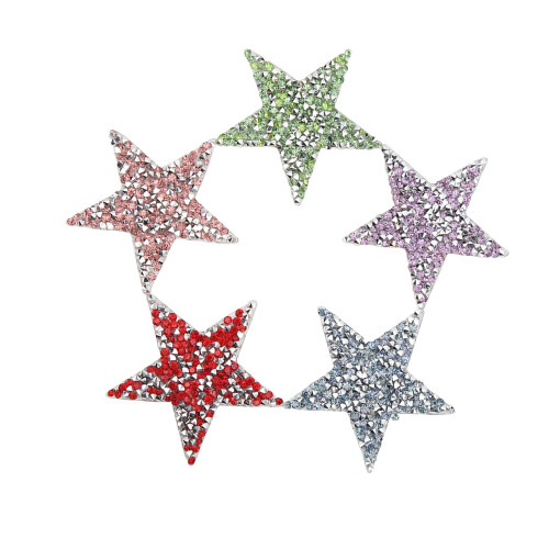 Parche termoadhesivo con pentagrama, 5 uds., 6 cm, multicolor 1