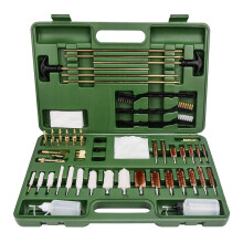 Gun Cleaning Kit Universal Supplies for Handguns and Shotguns with Portable Case for All Firearm Types