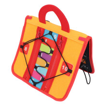 Tablero de fieltro para actividades, tamaño 44x26 cm, 17.3x10.2 pulgadas