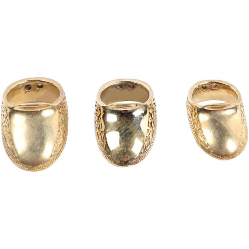 Thumb Ring Brass Finger Guard Protector 18-222mm for Archery Bow Shooting Target Gear 1