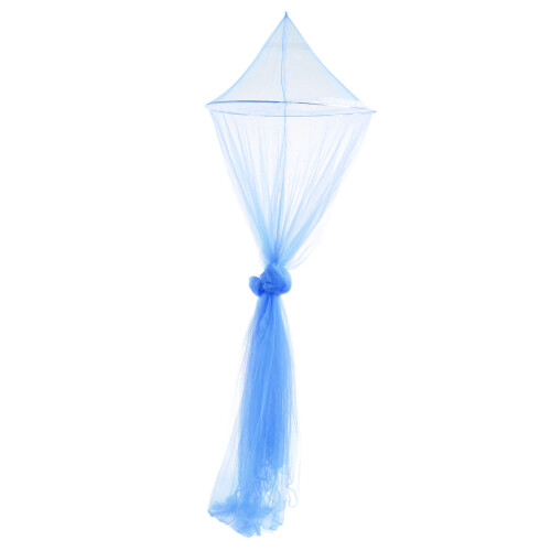 Bettmoskitonetz 250 cm blau 900 cm Umfang