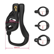 (BLACK S--3 RING) 25 Styles Adjustable Breathable Men Chastity Cage 3 Rings Hook Lock Black Pink Lock Discreet Penis Toy for Intimate Control