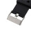 PU Leather Black Watch Strap Watchband Fits for 7