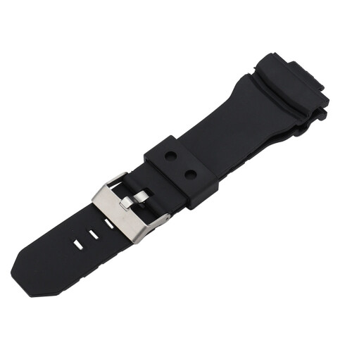 PU Leather Black Watch Strap Watchband Fits for