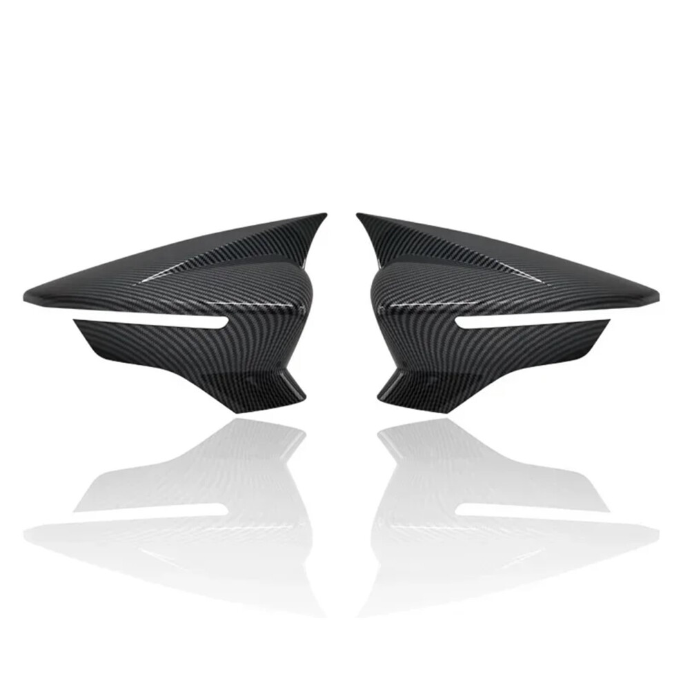 Carbon Fiber Side Mirror Cover Caps Compatible With Seat Leon 5F Iii Ibiza 6F V Arona Kj7 Accessories Black 6276012480022