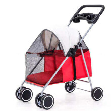 Pet Stroller Outdoor Portable Folding Small Pet