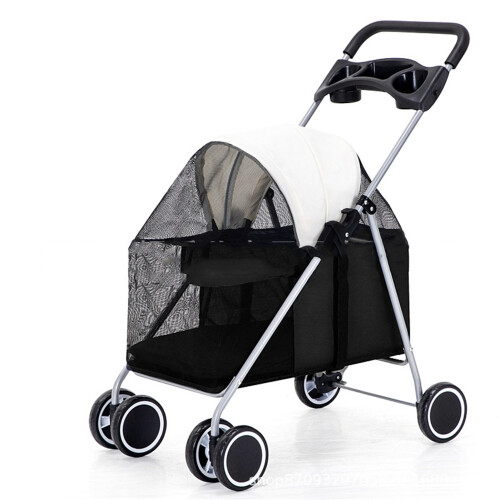Pet Stroller Outdoor Portable Folding Small Pet