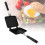 Dual sided Non stick Frying Pan Waffle Maker for 3