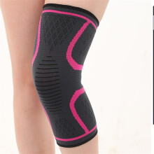 Sports Knee Brace for Outdoor Cycling and Mountain Biking, Large Size, Stretch Warm Nylon Knit Material
