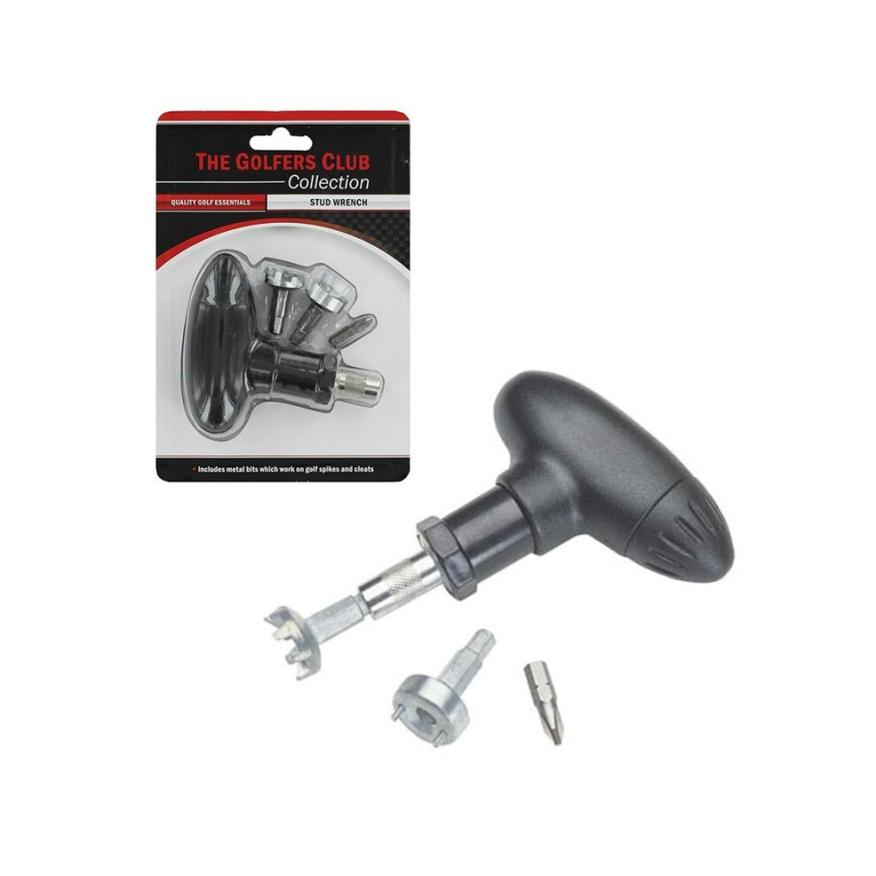 Ratchet Golf Stud Wrench Tool for Spike Removal Compatible with All Golf Shoes Adjustable Design-image-OPC-PJNF7HZ-NEW