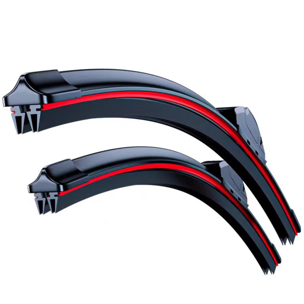 Front Windshield Wiper Blades 22"X22" Universal Elastic Rubber Wipers For Cars Suvs Trucks All-Weather Performance 6493810685644