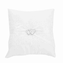 Ivory Satin Flower Girl Basket Wedding Ring