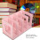 Wooden DIY Desktop Bookshelf Rack Books DVD 6