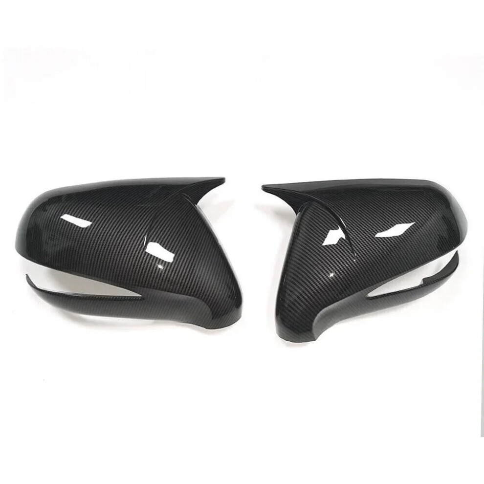 Car Exterior Door Mirrors Gloss Mirror Caps Compatible With Lexus Rx270 Rx350 Rx450 2008-2015 Models Black 6493810685767