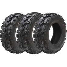 22x7.00-11 ATV Quad Neumáticos 6ply Wanda P3123 Road Legal frente 175/80-11 (Juego de 3)