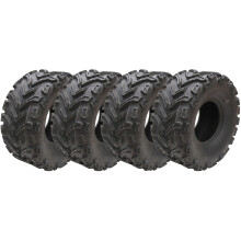 22x10.00-9 ATV Quad Neumáticos 6ply Wanda P3128 Road Legal Rears 255/65-9 (Juego de 4)
