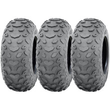 19x7.00-8 Quad ATV Neumáticos Wanda P330 Tubeless E Marked Road Legal 28J (Juego de 3)