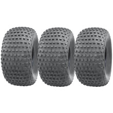 25x12.00-9 Knobby ATV Quad Neumático 4ply John Deere Gator Road Legal Neumático (Juego de 3)