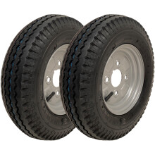 4.80/4.00-8 Rueda de Remolque Kenda 6ply High Speed Road Legal 4 Pulgadas PCD (Juego de 2)