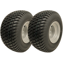 18x8.50-8 Lawnmower Wheels 4 Stud Wanda 100mm PCD E-Marked Road Legal (Set of 2)