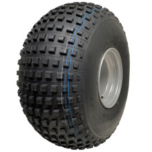 25x12.00-9 Pneu para quadriciclo ATV com nervuras Wanda P318 4ply Gator Tire 4 Stud 4 Inch PCD Rim
