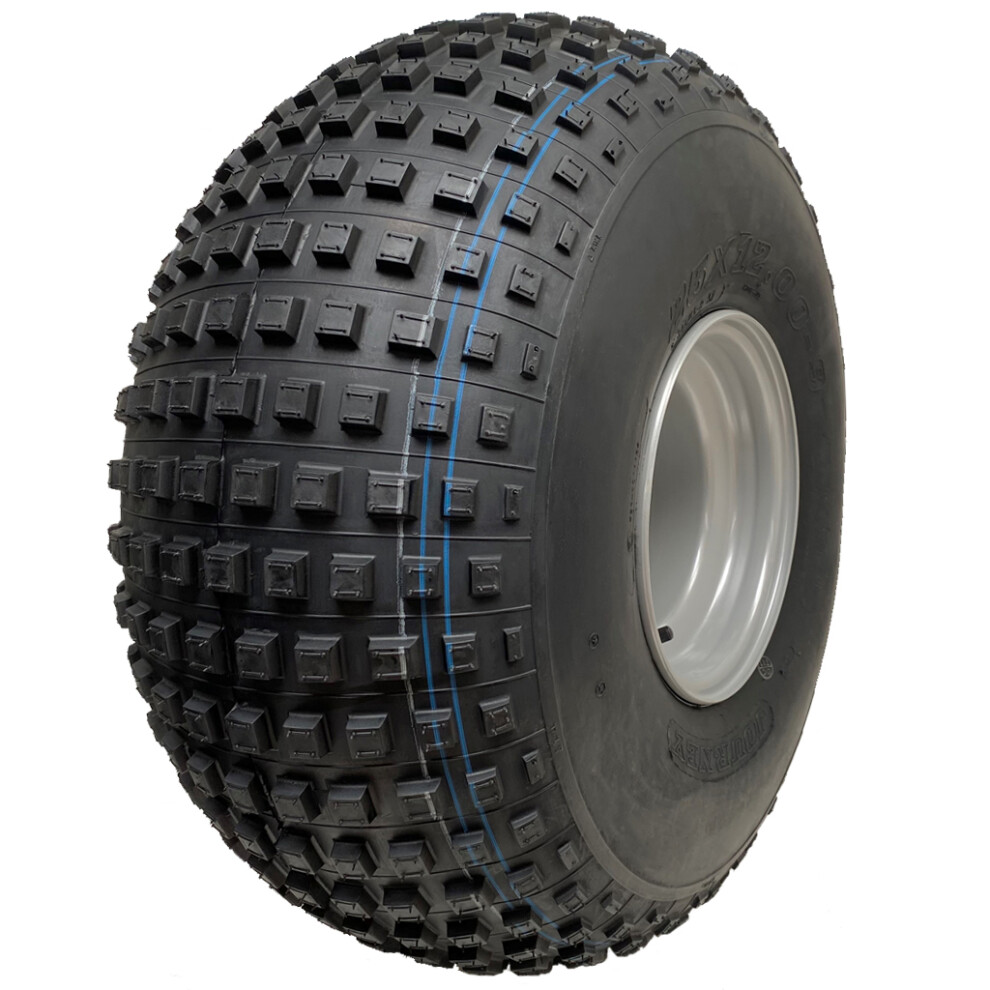 25X12.00-9 Pneumatico Atv Quad Knobby Wanda P318 4Ply Gator Pneumatico 4 Stud 4 Inch Pcd Cerchio