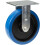 Parnells Roda fixa de 200 mm com borracha elástica azul sobre roda central de nylon 1