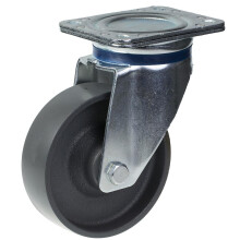 Rueda giratoria de 150 mm con rueda de fundición gris