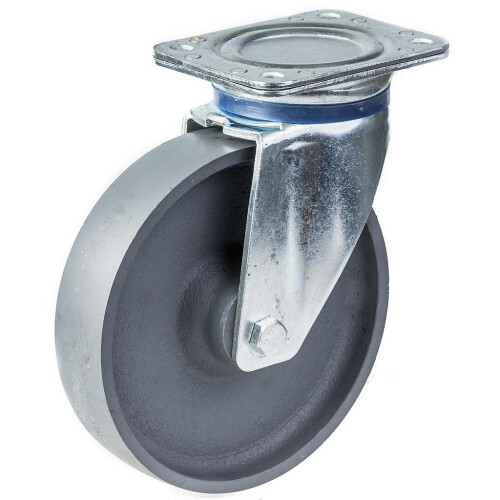 Parnells 200mm Lenkrolle mit Graugussrad