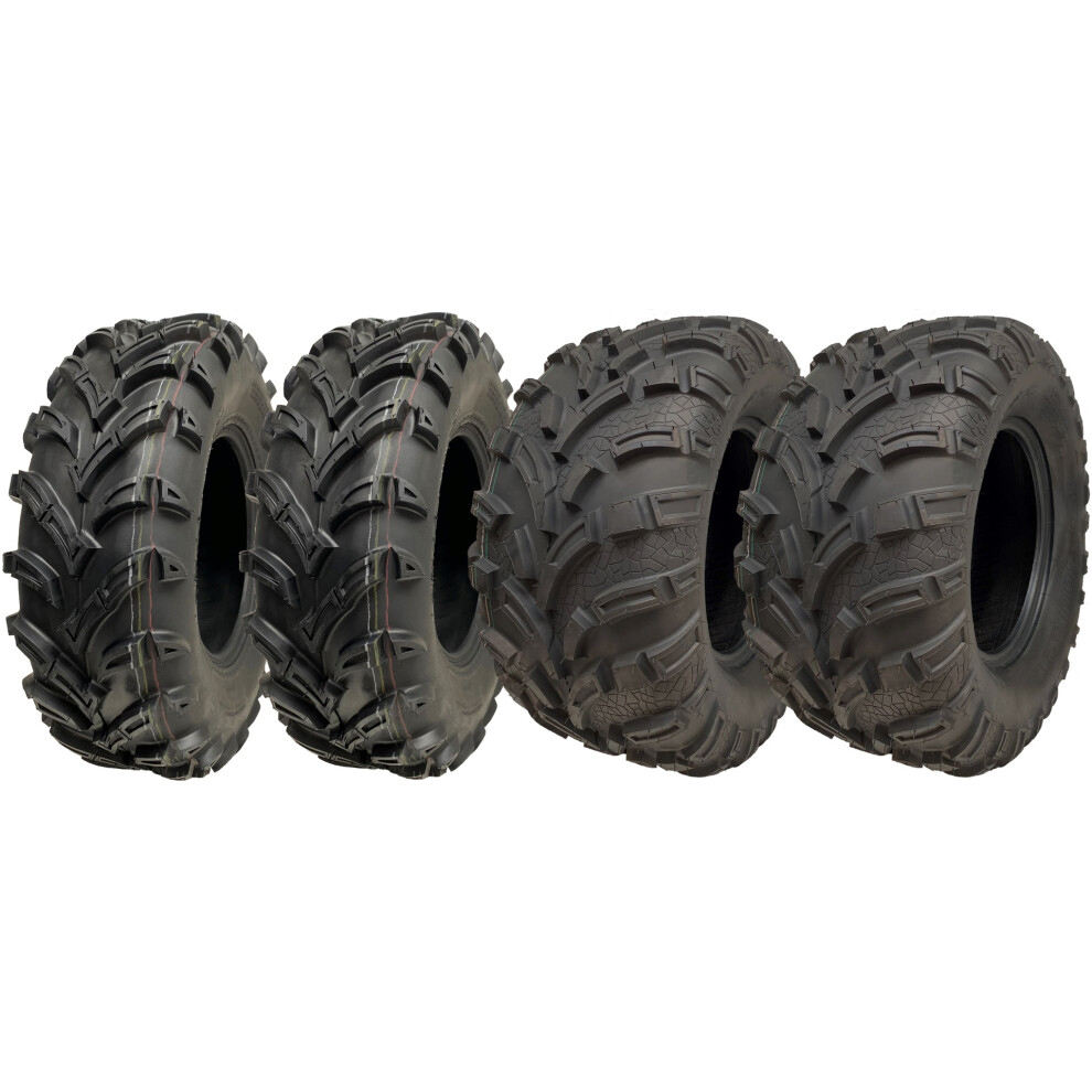 Parnells 25X8.00-12 & 25X11.00-12 Atv Quad Tyres 6Ply E-Marked Road Legal (Set Of 4)