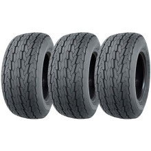 20.5x8.00-10 Neumáticos de Remolque 4ply Road Legal 77M 412kg Carga 205/65-10 (Juego de 3)