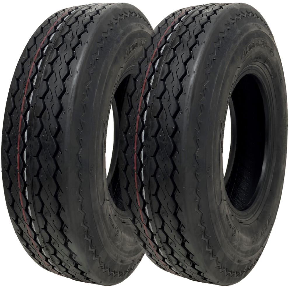Parnells 4.80/4.00-8, 6Ply, Wanda Trailer Tyre, 340Kg, 400X8 Tire - Set Of 2 - Wanda P811