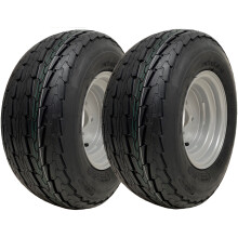 20.5x8.0-10 Trailer Wheels 100mm PCD Wanda P815 Road Legal 412kg Load (Juego de 2)