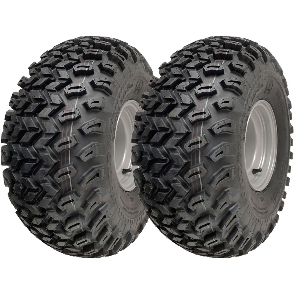 Parnells 22X11.00-8 Utility Atv Tyre P334 Grass Wheel 4Ply 100Mm Pcd Steel Rim (Set Of 2)