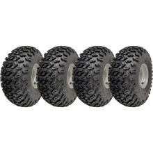 22x11.00-8 Utilidad ATV Neumático P334 Hierba Rueda 4ply 100mm PCD Llanta de Acero (Juego de 4)
