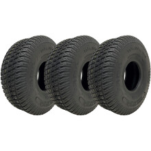 11x4.00-4 Neumáticos para cortacésped 4ply Multi Turf Ride on Mower Grass Wanda (Juego de 3)