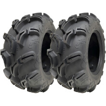 25x10.00-12 6ply ATV 255/65-12 Tyres WU24 OBOR Scoprio 50J Road Legal (Set of 2)