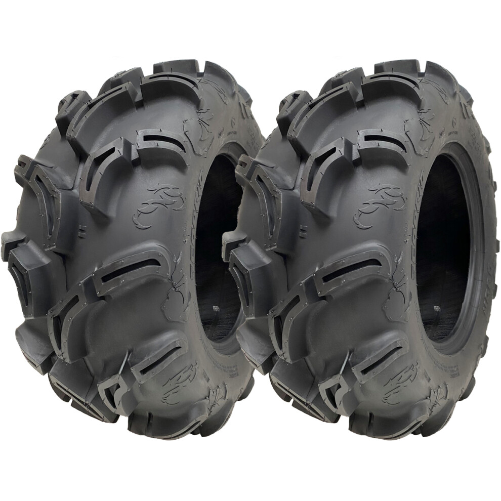 25X10.00-12 6Ply Atv 255/65-12 Tyres Wu24 Obor Scoprio 50J Road Legal (Set Of 2) 5056116826817