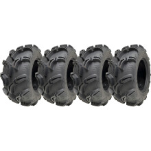 25x10.00-12 6ply ATV 255/65-12 Reifen WU24 OBOR Scoprio 50J Straßenverkehrszulassung (Satz von 4)
