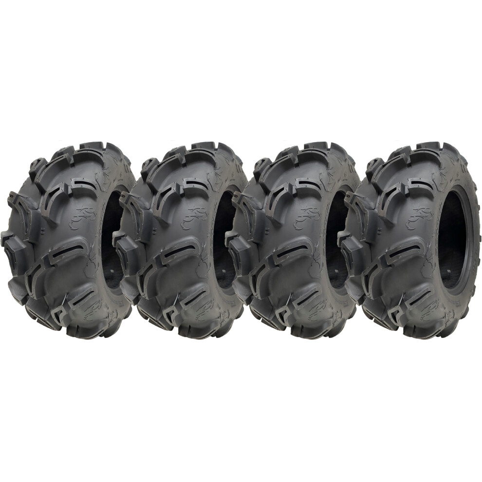 25X10.00-12 6Ply Atv 255/65-12 Tyres Wu24 Obor Scoprio 50J Road Legal (Set Of 4) 5056116826787