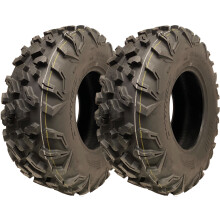 Pneus ATV 27x9.00-12 OBOR Cypress 8 plis tubeless P0358 71J, homologués pour la route, set de 2