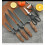 6-Piece Stainless Steel Kitchen Knife Set with Carbon Steel Chef Knife and Kitchen Scissors, Sharp Essential Cooking Tools 2