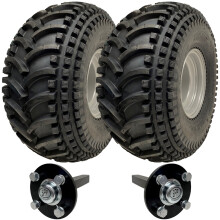 22x11.00-8 Centro Abierto P308 ATV Trailer Kit Ruedas y Ejes Capacidad de Carga 310kgs