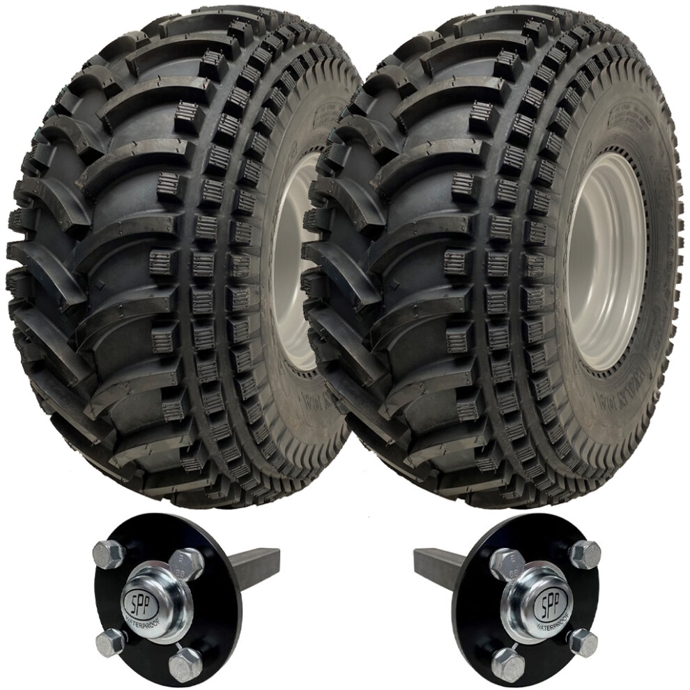22X11.00-8 Open Centre P308 Atv Trailer Kit Wheels & Axles Load Capacity 310Kgs 5060462567270